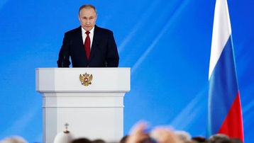 Tổng thống Nga V.Putin đọc thông điệp liên bang năm 2021