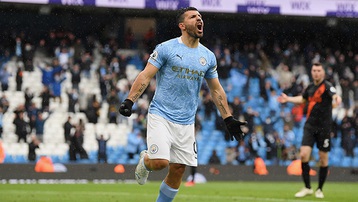 Kết quả Man City 5-0 Everton: Aguero lập siêu kỷ lục trong ngày chia tay