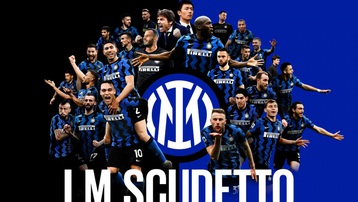 Vòng 34 Serie A: Inter Milan đăng quang sớm 4 vòng đấu