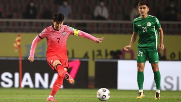 Kết quả Hàn Quốc 5-0 Turkmenistan: Son Heung-min lại sáng nhất
