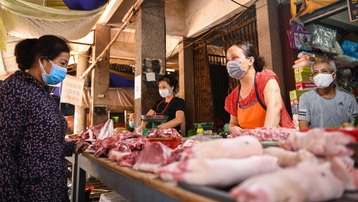Giá lợn hơi lao dốc, thịt lợn ngoài chợ bao giờ mới rẻ?