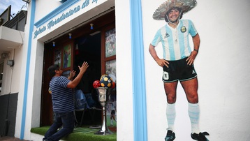 Nhà thờ Maradona đầu tiên tại Mexico mở cửa chào đón người hâm mộ