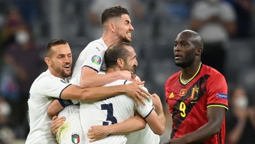 Kết quả Bỉ 1-2 Italia: Thế hệ vàng của Bỉ tan mộng vô địch