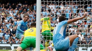 Kết quả Man City 5-0 Norwich: Chiến thắng trút bỏ áp lực