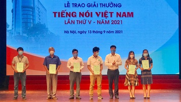 VOV trao Giải thưởng Tiếng nói Việt Nam năm 2021 
