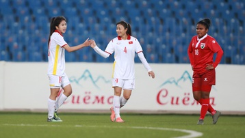 Đội tuyển nữ Việt Nam dội 'mưa gôn' 16 bàn vào lưới Maldives