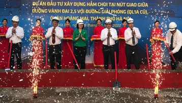 Hà Nội khởi công xây dựng hầm chui Giải Phóng-Kim Đồng trị giá gần 800 tỷ đồng