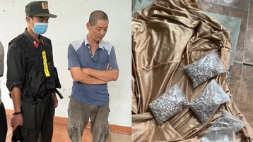 Quảng Bình: 2 cha con giấu 9,5kg ma túy trong áo quần, bỉm trẻ em
