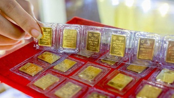 Giá vàng trong nước giảm 450.000 đồng/lượng sau ngày vía Thần Tài