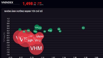 Chứng khoán Việt Nam 24/3: Áp lực bán mạnh từ nhóm trụ cột khiến VN-Index tụt dốc