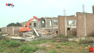 Hòa Bình: Tháo dỡ công trình 'dự án ma' tại huyện Lương Sơn