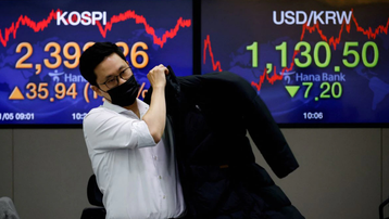 Thị trường ngoại hối và chứng khoán của Hàn Quốc lao dốc