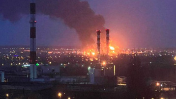 Cháy tại kho chứa dầu mỏ của Nga ở khu vực Belgorod