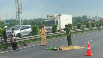 Tiền Giang: Một phụ nữ đi bộ vào đường cao tốc bị tai nạn tử vong