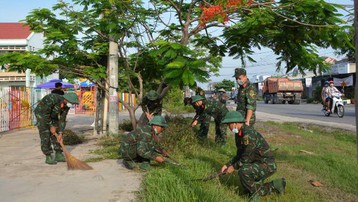 Quân và dân tỉnh Tây Ninh bảo vệ môi trường và ứng phó với biến đổi khí hậu