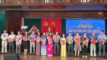 VOV Tây Nguyên đạt 7 giải Báo chí tỉnh Đắk Lắk năm 2021