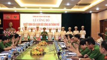 Hà Nội bổ nhiệm hơn 300 điều tra viên Công an cấp xã