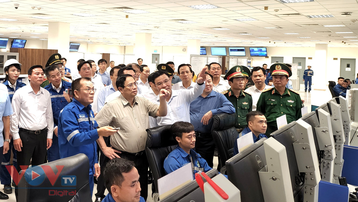 Thủ tướng Phạm Minh Chính kiểm tra tình hình thực hiện một số dự án trọng điểm Khu kinh tế Nghi Sơn, Thanh Hóa