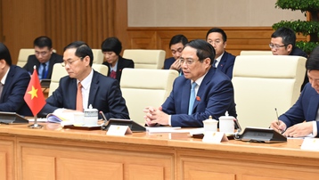 Thủ tướng Phạm Minh Chính tiếp Tổng thống Mông Cổ Ukhnaagiin Khurelsukh
