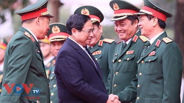 Thủ tướng Phạm Minh Chính thăm và làm việc với Học viện Quốc phòng