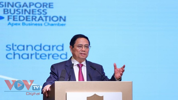 Thủ tướng Phạm Minh Chính dự Diễn đàn doanh nghiệp Việt Nam - Singapore