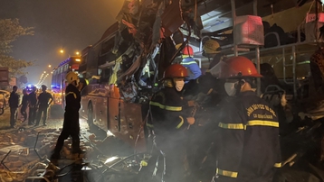 Quảng Nam: Tai nạn lúc nửa đêm giữa ô tô tải và xe khách, 3 người tử vong