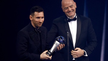 Lionel Messi giành giải "Cầu thủ xuất sắc nhất năm" tại FIFA The Best