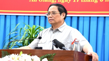Thủ tướng Phạm Minh Chính làm việc với Ban Thường vụ Tỉnh ủy An Giang