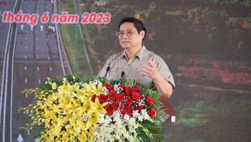 Thủ tướng tuyên bố khởi công 4 dự án thành phần thuộc Dự án cao tốc Châu Đốc - Cần Thơ - Sóc Trăng giai đoạn 1