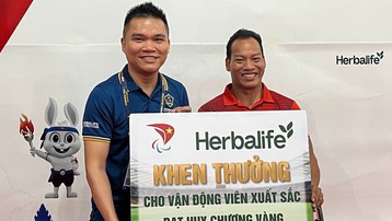 Herbalife Việt Nam thưởng nóng cho các vận động viên đạt Huy chương Vàng tại SEA Games và ASEAN Para Games 32