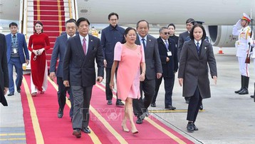 Tổng thống Philippines đến Hà Nội, bắt đầu thăm cấp Nhà nước đến Việt Nam
