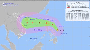 Tin bão gần Biển Đông (cơn bão TRAMI)