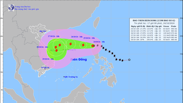 Tin bão trên Biển Đông (cơn bão số 6)