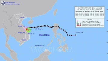 Bão số 6 đi vào đất liền Thừa Thiên - Huế, Quảng Nam, Đà Nẵng