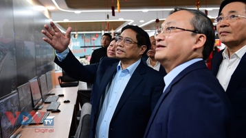Thủ tướng Phạm Minh Chính thăm, kiểm tra công tác trực, đưa tin dịp Tết tại Đài TNVN