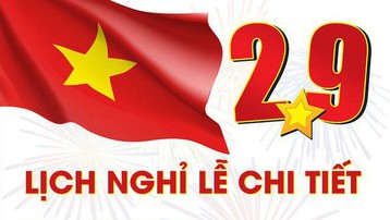 Lịch NGHỈ LỄ QUỐC KHÁNH năm 2024