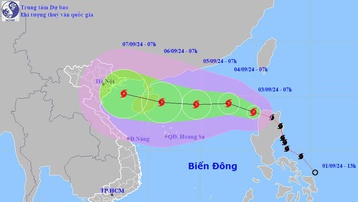 Bão YAGI vào Biển Đông, trở thành cơn bão số 3