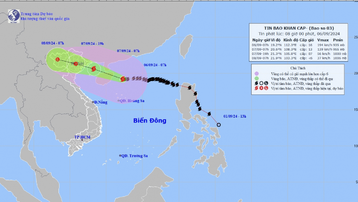 TRỰC TIẾP: Cập nhật mới nhất về đường đi của siêu bão YAGI - bão số 3