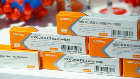 Trung Quốc đưa lô vaccine Covid-19 đầu tiên tới Brazil 