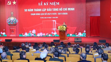 Bảo tàng Hồ Chí Minh kỷ niệm 50 năm thành lập