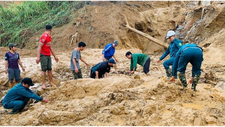 Quảng Nam còn 19 người mất tích do sạt lở núi