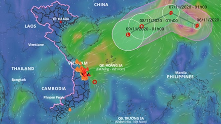 Xuất hiện bão Atsani giật cấp 12 gần Biển Đông