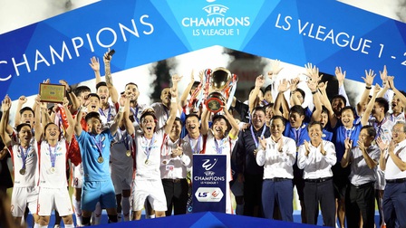 Khoảnh khắc hạnh phúc của Viettel - nhà vô địch V-League 2020