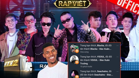 Hàng loạt fanpage của thí sinh Rap Việt bất ngờ bị tấn công, đổi thành tên của 'hacker' quen thuộc gần đây?