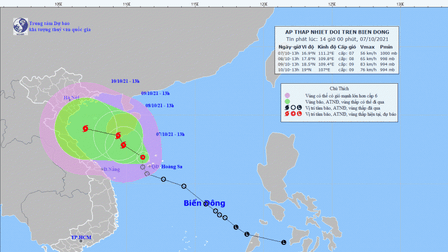 Áp thấp nhiệt đới khả năng cao mạnh lên thành bão tiến sát đảo Hải Nam, Trung Quốc