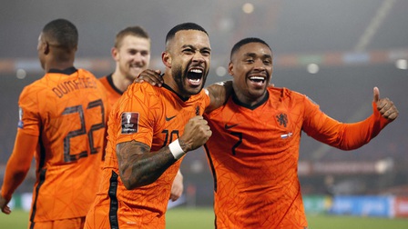 Lốc nổi cuối trận, Hà Lan giành vé tới World Cup 2022