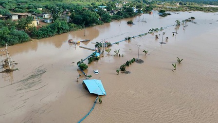 Ít nhất 25 người thiệt mạng do mưa lũ tại Đông Nam Ấn Độ