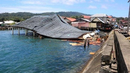 Indonesia: Động đất 5,9 độ richter làm rung chuyển tỉnh Maluku