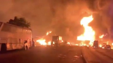 91 người đã tử vong trong vụ cháy nổ xe bồn tại Sierra Leone