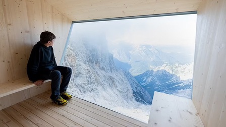 Nơi ẩn náu đáng kinh ngạc trên dãy núi Dolomite 